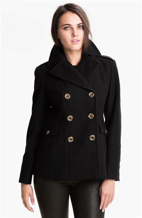 michael kors womens peacoat size large